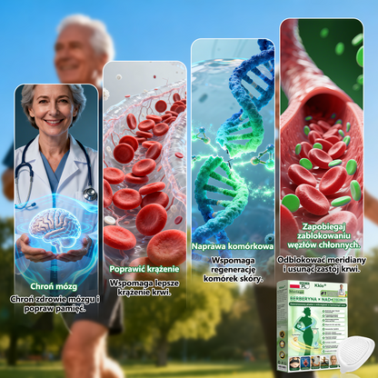 🔥🔥Polska oficjalny sklep | Kkio® Moringa·Berberyna × NAD+ 10 w 1 nano mikroigłowy plaster – codzienne stosowanie, widoczne efekty w ciągu 7 dni ✅ na wagę ciała, skórę, cukrzycę i zdrowie stawów 🗽