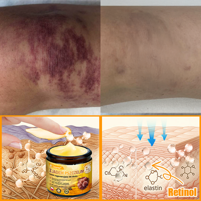 ⚡⚡Leurea® Krem z Jadem Pszczelim 🔥 Regeneracja skóry, redukcja zmarszczek i promienny wygląd – 50 ml