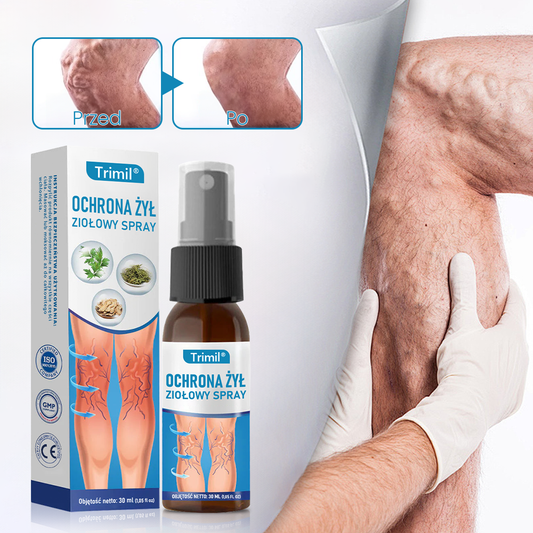 Trimil® Ziołowy Spray na Ochronę Żył -🎯 Klinicznie udowodniono, że eliminuje żylaki w zaledwie 7 dni!